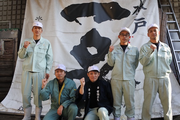 吉久保酒造の製造チーム