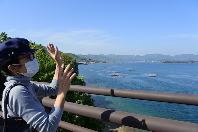 瀬戸内海と今田さん