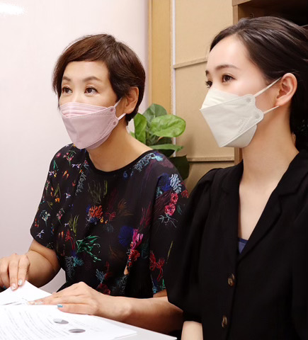 奥村広美さん、奥村優希さんの写真