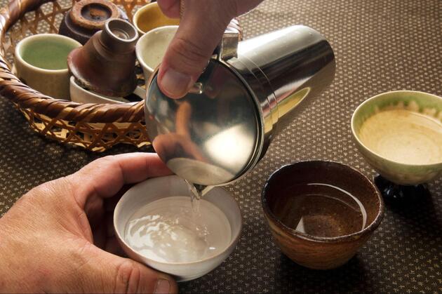 ちろりとぐい呑み