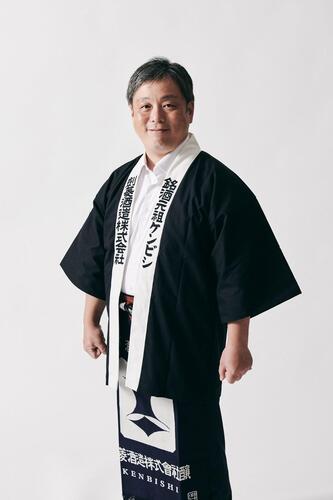 Masataka Shirakashi, President of Kenbishi Sake Brewery