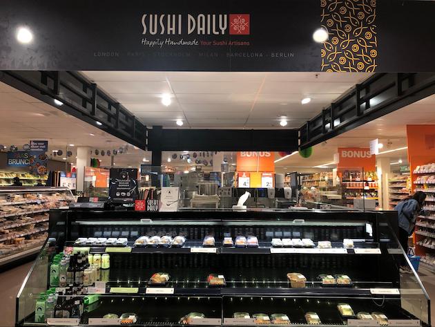 グローバル寿司チェーンSUSHI DAILY のキオスク