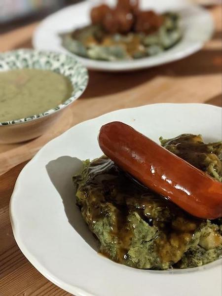 スタンポットとえんどう豆のスープ