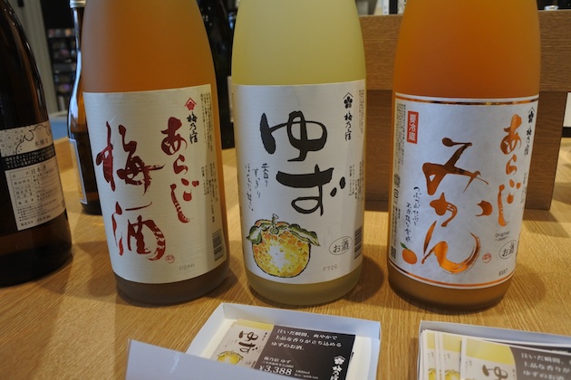ヒット商品となった「あらごし梅酒」ほか、多彩なリキュール