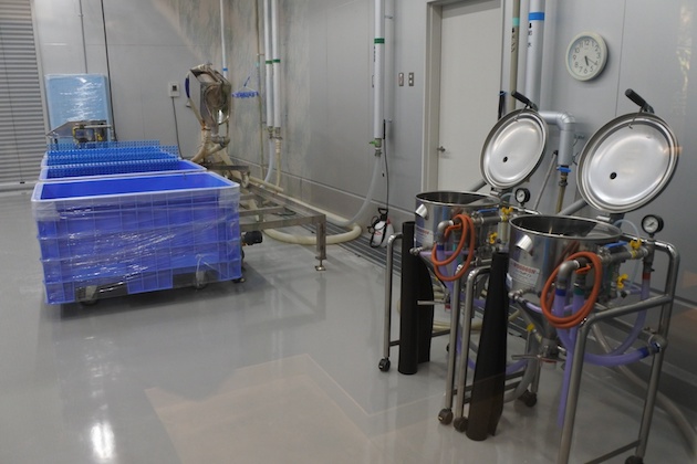 新蔵には最新設備を次々と導入