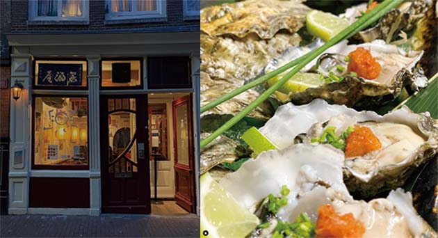  Restaurant Kyo（レストラン・キョー）の外観と生牡蠣