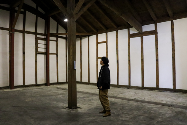 日詰平井邸の旧酒造りスペース