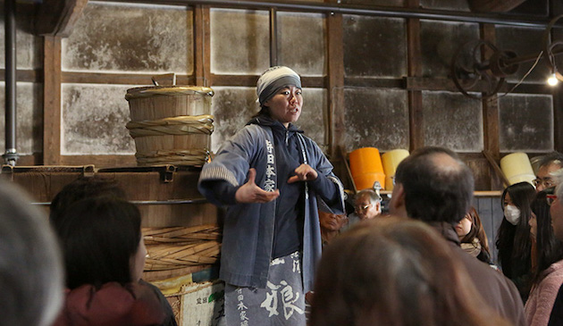 寺田本家ツアーの様子