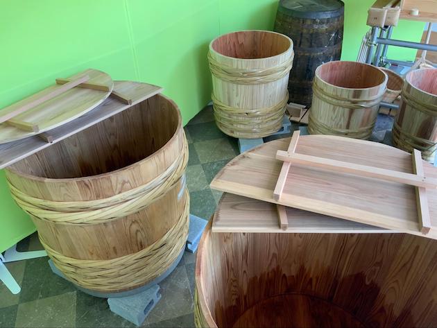 やまね酒造の木桶