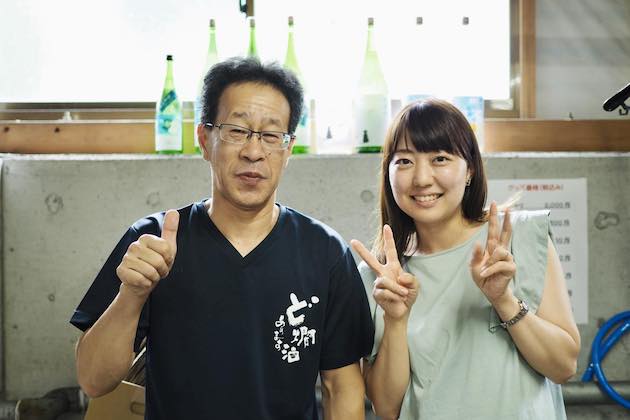 米山工場長と真野さん