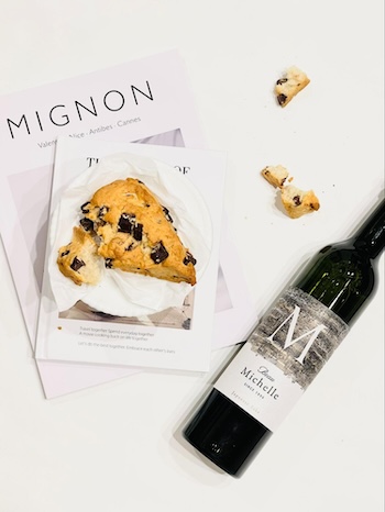 チョコレートチャンクスコーンとBeau Michelle