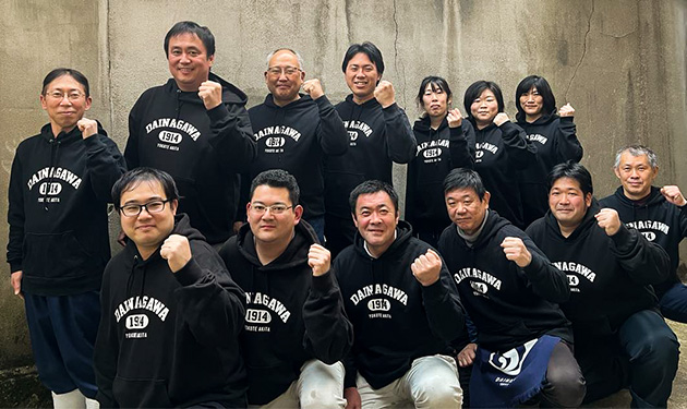 秋田県・大納川にて