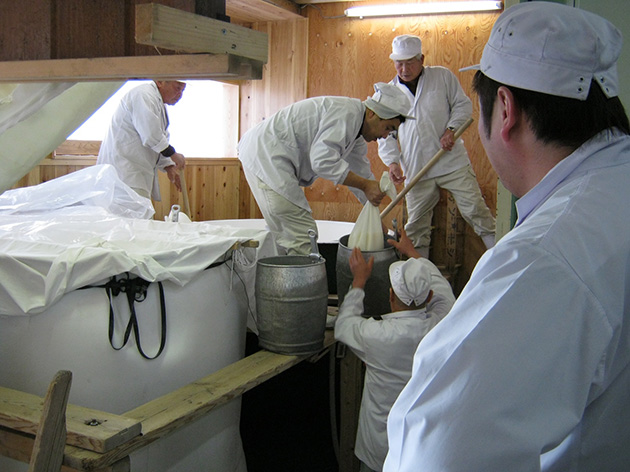 金井酒造店の酒造り