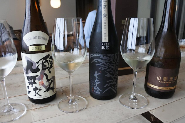 低温熟成をかけた「醸し人九平次」「七本鎗」「山形正宗