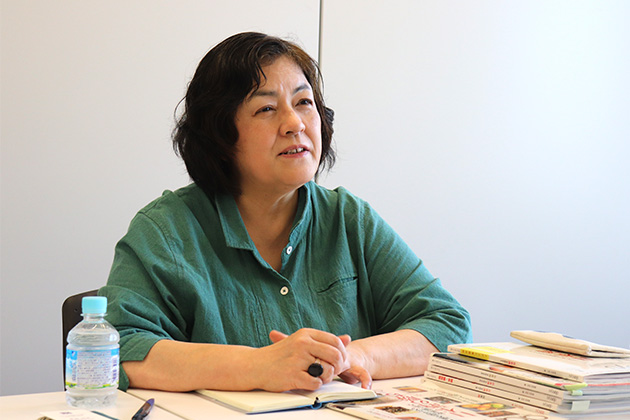 主任編集委員・里見美香さん