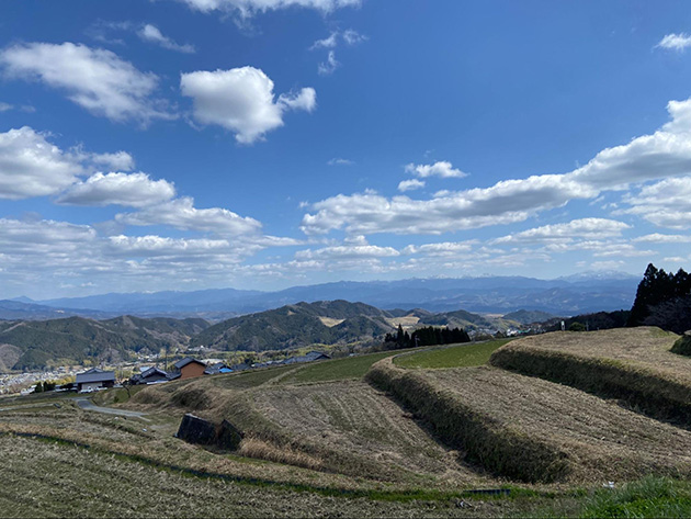醸造所付近の里山の風景