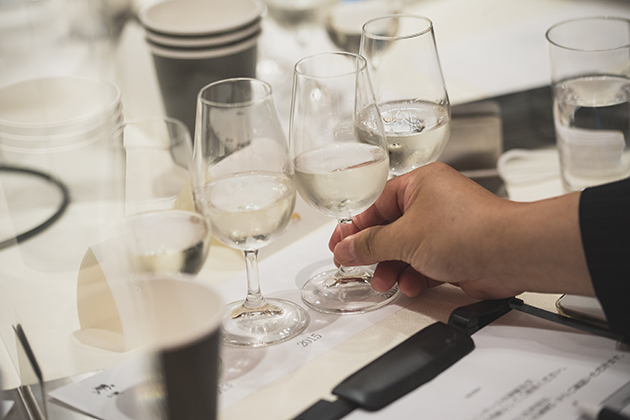 テイスティングの様子