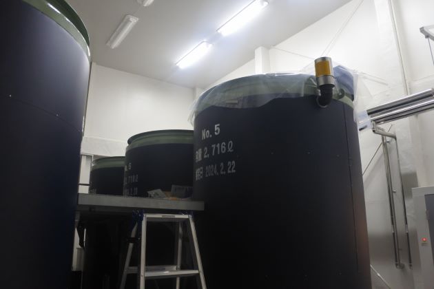 仕込み室のサーマルタンク