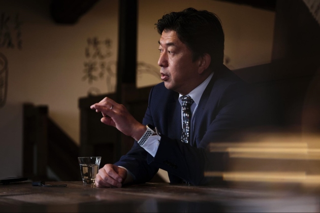 永井酒造6代目蔵元・永井則吉氏