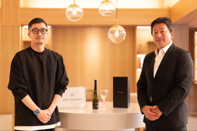 SAKE HUNDREDブランドオーナー・生駒龍史氏と永井酒造6代目蔵元・永井則吉氏