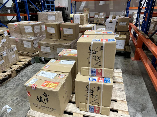 SAKE Streetシンガポール現地法人の倉庫