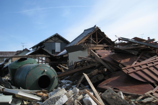 2011年3月11日に発生した東日本大震災における被害の様子