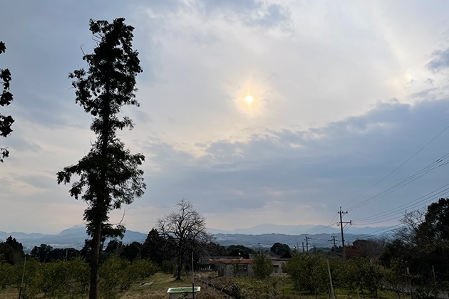 醸造所から望む風景