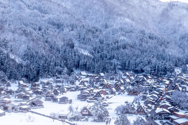 岐阜県 冬の白川郷、@koichi_hayakawa