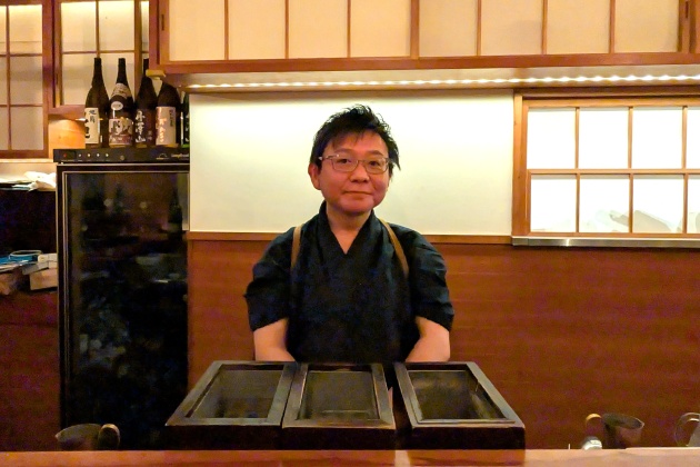 日本酒バー「えんじゃく、」店主・髙木晋吾さん