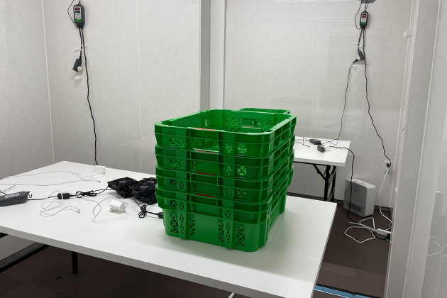 麹室内部の写真