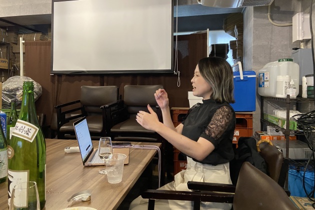 普段から日本酒を炭酸で割るという木村氏。