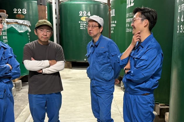 Mジュン氏、ツヨシ氏、梁瀬一真さん