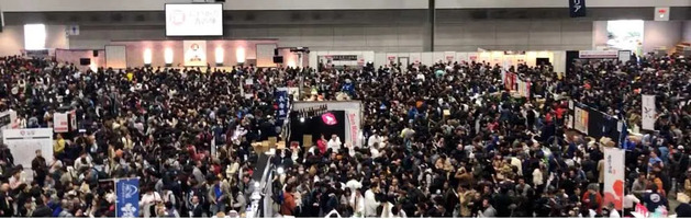 にいがた酒の陣の会場風景