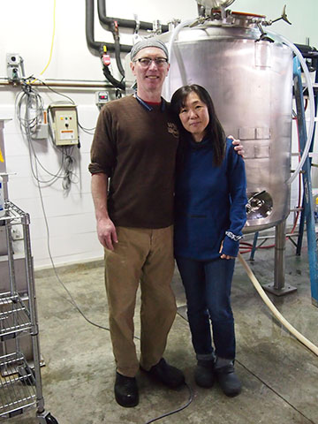 Jake Myrickさんと亀井紀子さん