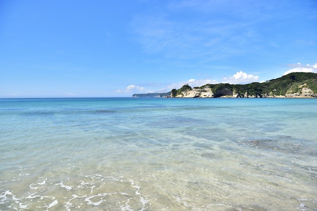 勝浦の海の写真