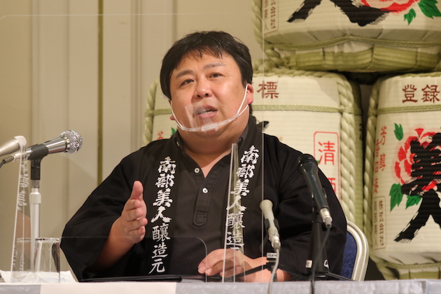 南部美人・久慈社長の写真