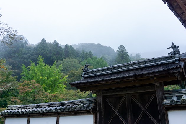正暦寺、門の外観