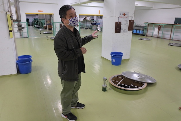 発酵タンク室2階の写真